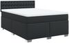 vidaXL Boxspringbett mit Matratze Schwarz 140x190 cm Kunstleder 3286120 Bild 2