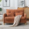 ANYSUN 2-Sitzer Polstersofa,127 cm 2-Seater Sofa, mit Armlehnen, Chenille Sofa, kleines Sofa for Office, mit Seitentaschen, Zweisitzer Sofa für Wohnzimmer, Büros oder kleine Apartments Bild 2
