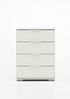 Nachtkommode >Easy Plus< (BxHxT: 52x74x38 cm) in weiß - 52x74x38cm (BxHxT) Bild 1