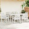 vidaXL Gartenstuhl 6 pcs Weiß 65,5 x 59 x 88 cm Polyethylen 3335798 Bild 3