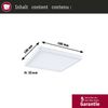 LED Panel Atria Shine White Select IP44 eckig 190x190mm 8W 1160lm 3000 - 6500K Weiß Bild 5