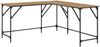 vidaXL Schreibtisch Artisan-Eiche 149 x 149 x 75 cm Holzwerkstoff 882863 Bild 2