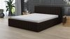 Polsterbett LOG-OM 140x200 ohne Matratze mit Bettkasten und Lattenrost. Farbe: DUNKELBRAUN 26 Bild 2