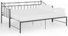 Schlafsofa Bettgestell Schwarz Metall 90x200 cm [324773] Bild 2