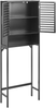 Badezimmerschrank OKARCHE Bambus 63 cm Schwarz Bild 4