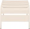 Vente-unique - MIRMANDE Gartensitzgruppe Metall Beige - B 61,5 cm x H 33 cm x L 50 cm Bild 2