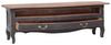 vidaXL TV-Schrank 120x30x40 cm Schwarz Altholz Massiv 283901 Bild 2