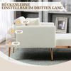 Moderne Stil Sessel, verstellbare Rückenlehne Sessel Liegestuhl, Klappsofa Stuhl, geeignet für Wohnzimmer Schlafzimmer Studie Zimmer, Reaktionär Bild 3