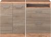 Küchenschrank für Dachschrägen R-Line Sonoma 120 cm 2er Set Schrankkorpuss 60 cm Tiefe Vicco Bild 3