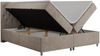Boxspringbett Doppelbett Polsterbett Kunstlederbett mit Bettkasten - ROMA - 160x200cm - Beige Stoff - H4 Bild 4