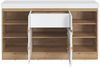 Sideboard Calvi / Calabria, Holzwerkstoff, Weiß, Holzfarben, 161 x 93 x 45 cm Bild 2