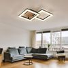 LED Deckenlampe, Quadratisch, Holz, verstellbar, L 46 cm Bild 4
