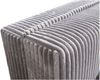 Wohnero24 Lirena 1 Schlafsessel mit Bettfunktion 80x195 cm – Cord Sessel ausziehbar 103x95 cm mit Bettkasten, kleines Gästebett, platzsparendes Einzelschlafsofa - Hellgrau Bild 5