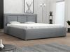 Polsterbett Moden mit Gerolltes Lattenrost, Hellgrau, 140x200 cm, ohne Bettkasten Bild 2