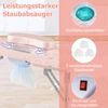 Zusammenklappbarer Maniküretisch mit elektrischem Staubsammler tragbarer Nageltechniker-Schreibtisch Rosa Bild 5