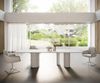 Esstisch Edge 300x100 Keramik Laminam®Statuarietto Weiß Troa Metall Weiß Bild 4