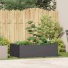 vidaXL Pflanzkübel Schwarz 120x80x40 cm Stahl 860745 Bild 3