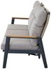 Gartensofa MONDO Latea / MONDO Latea, Aluminium, Grau, 86 x 92 x 213 cm Bild 3