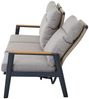 Gartensofa MONDO Latea / MONDO Latea, Aluminium, Grau, 86 x 92 x 213 cm Bild 5