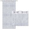 Fadenvorhang Lurex-Optik weiß, Auswahl: Ösen 140 x 250 cm Bild 4