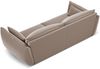 Micadoni Sofa Kaelle 3-Sitzer Samt Cappuccino Bild 2