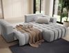 Eltap 'Bonett' Ecksofa mit Schlaffunktion, 92 x 175 x 250 cm, Hellgrau, Rechts Bild 5