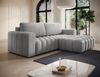 Eltap 'Bonett' Ecksofa mit Schlaffunktion, 92 x 175 x 250 cm, Hellgrau, Rechts Bild 4