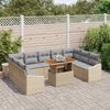 vidaXL Garten Essgruppe mit Kissen 10 pcs Beige und Grau 3349881 Bild 3
