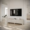 Selsey 'Arvello' TV-Schrank gerillt auf Kugelfüßen, greige, ca. 49 x 163 x 38 cm Bild 3