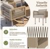 Flieks Gartenlounge-Set, 8-Sitzer Gartenmöbel Seilgeflecht, Ecksofa mit 2 Sesseln & Tisch Bild 3
