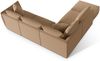 Micadoni Modulares Ecksofa Chris 4-Sitzer Links Samt Sand Bild 4