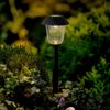 Lumineo Wege- & Pollerleuchte, Kunststoff schwarz, H 31.5 cm, batteriebetrieben Bild 2
