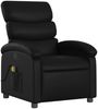 vidaXL Massage-Relaxsessel, Kunstleder, Schwarz 3205847 Bild 3