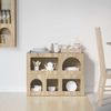 vidaXL Sideboard ELST Sonoma-Eiche 80,5 x 35 x 59 cm Holzwerkstoff 891326 Bild 4