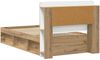 vidaXL Bettgestell mit Stauraum Artisan-Eiche 100 x 200 cm 3433446 Bild 5