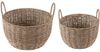 Present Time Korb-Set Save Seagrass (Medium) (2-teilig) PT4064NT Bild 1