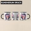 Trendation Tasse 3D Axolotl Tasse Geschenk Axolotl Durchbruch Wand Spruch Geschenkide Bild 1