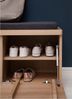 Schuhbank Brescia / Barcelona, Holz, Holzwerkstoff, Holzfarben, 90 x 47 x 38 cm Bild 5