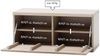 Schuhbank Brescia / Barcelona, Holz, Holzwerkstoff, Holzfarben, 90 x 47 x 38 cm Bild 4