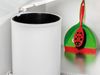 emuca 8035815 Abfalleimer 13 Liter ab 40 cm Schrankbreite, Kunststoff weiß Bild 5