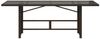 Gartentisch, Balkontisch mit Glasplatte Braun 190 x 80 x 75 cm Poly Rattan Bild 4