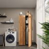 Mehrzweckschrank Ingo Anthrazit/Goldkraft Eiche 80 x 183.8 cm Vicco Bild 5