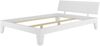 Weißes Doppelbett in Überlänge 160x220 Bettgestell Holzbett Massivholz Kiefer Weiß V-60.54-16-220WFederholzrahmen inkl. Bild 2