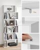 Vasagle 2-tlg, Bücherregal, Regal mit 6 Ebenen, Standregal, Büroregal, freistehend, Dekoregal, zur Präsentation, modern, für Wohnzimmer, Schlafzimmer, Büro, weiß LBC61WT von Songmics Bild 4