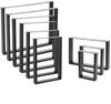 VENDOMNIA Möbelkufe Tischgestell - 2er Set, aus Stahl, Größenwahl, (Schwarz, Grau oder Industrial, Tischbeine, Tischkufen, Metall Kufengestell, Tischuntergestell) Bild 5