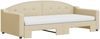 vidaXL Tagesbett Ausziehbar mit Matratzen Creme 90x200 cm Stoff 3197552 Bild 3