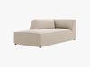 Micadoni Recamiere Ruby 1-Sitzer Links Samt Salvador Beige Bild 2