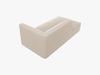 Micadoni Recamiere Ruby 1-Sitzer Links Samt Salvador Beige Bild 3
