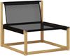 vidaXL Outdoor-Sofagarnitur mit Kissen 10 pcs Weiß und Creme 3389096 Bild 3