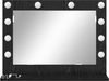 vidaXL Waschtischspiegel Schwarz Eichen-Optik 60 x 45 x 18 cm 868310 Bild 4